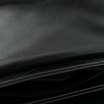 Saint Laurent Calfskin Y Quilted Monogram Monochrome Toy Loulou Crossbody Bag Black 11 of 11
