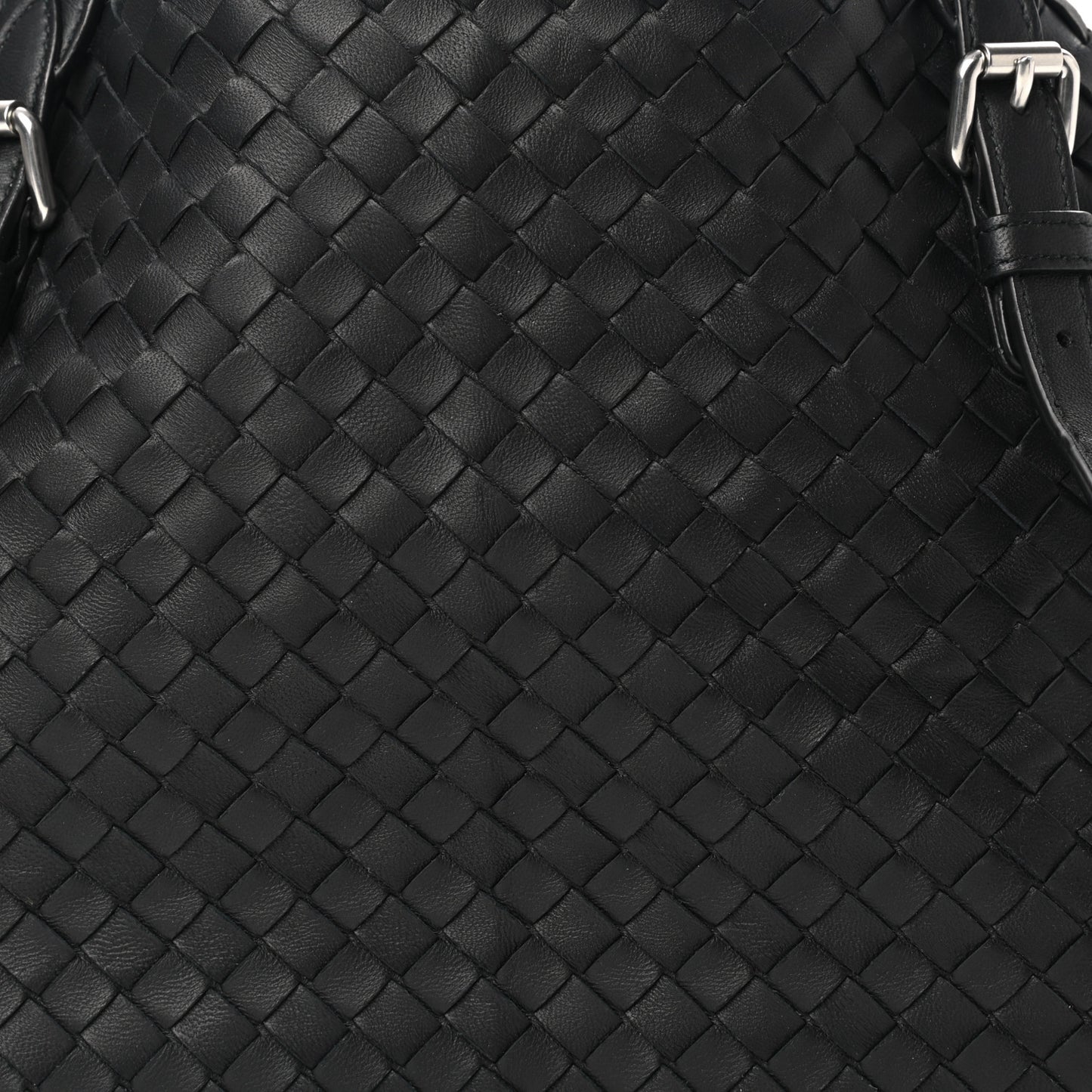 Nappa Intrecciato Medium Seamless Tote Black