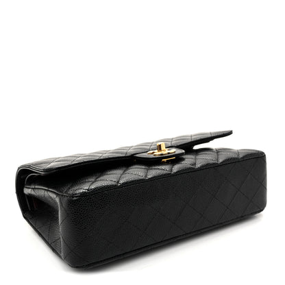 Chanel Caviar Quilted Medium Double Flap Black 4 of 10