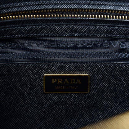 Prada Saffiano Medium Galleria Double Zip Tote Black 8 of 10