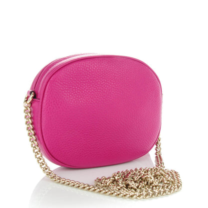 Gucci Cellarius Calfskin Mini Soho Chain Bag Bright Bouganville 3 of 7