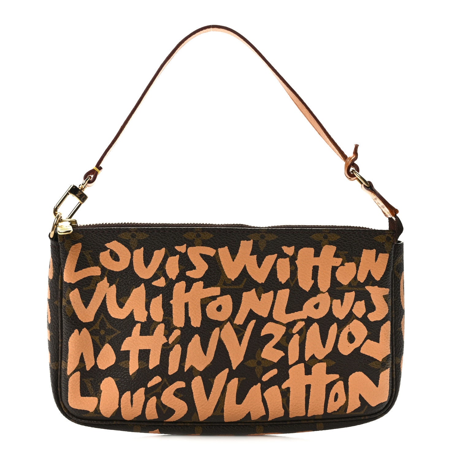 Louis Vuitton Monogram Graffiti Pochette Accessories Peach 1 of 9