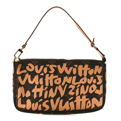 Louis Vuitton Monogram Graffiti Pochette Accessories Peach 1 of 9