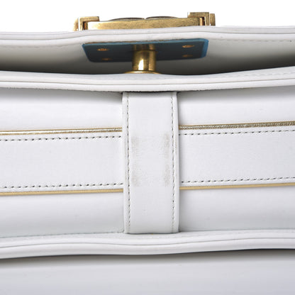 Chanel Sheepskin Braided Medium Boy Reverso Flap White 9 of 18