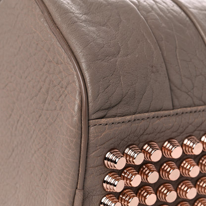 Alexander Wang Pebbled Lambskin Rocco Latte Rose Gold Hardware 8 of 12
