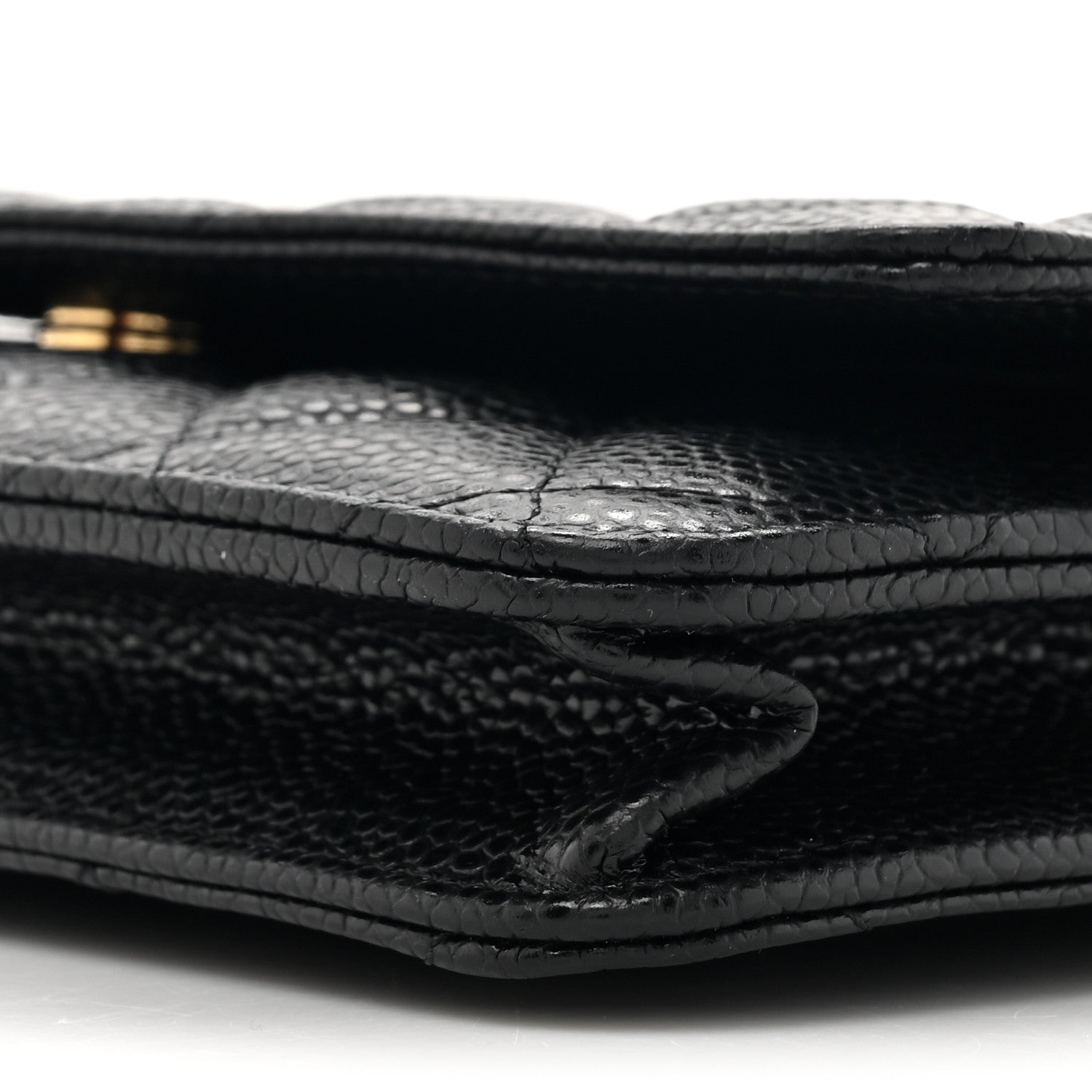 Chanel Caviar Quilted Wallet on Chain WOC Black 10 of 12