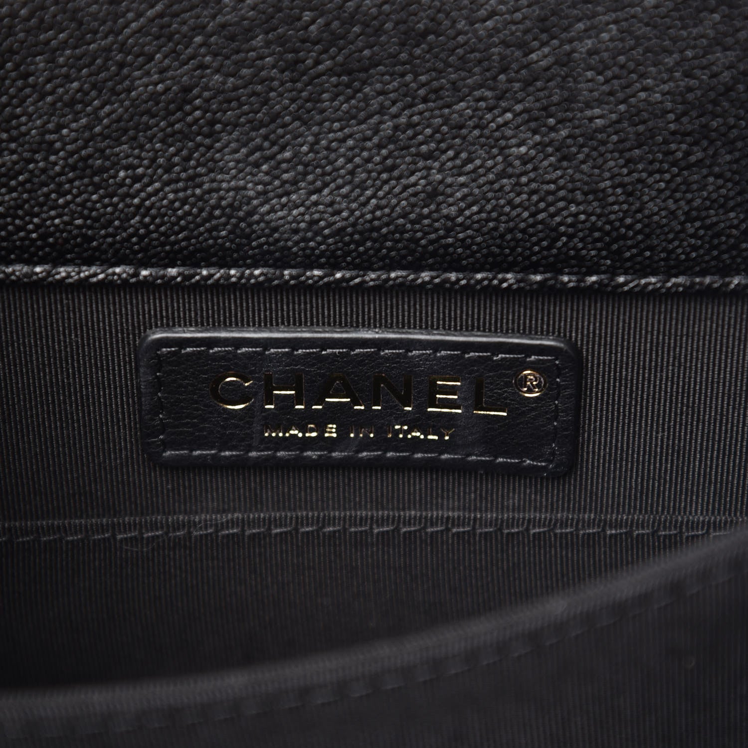 Chanel Caviar Quilted North South Boy Flap Black 6 of 9