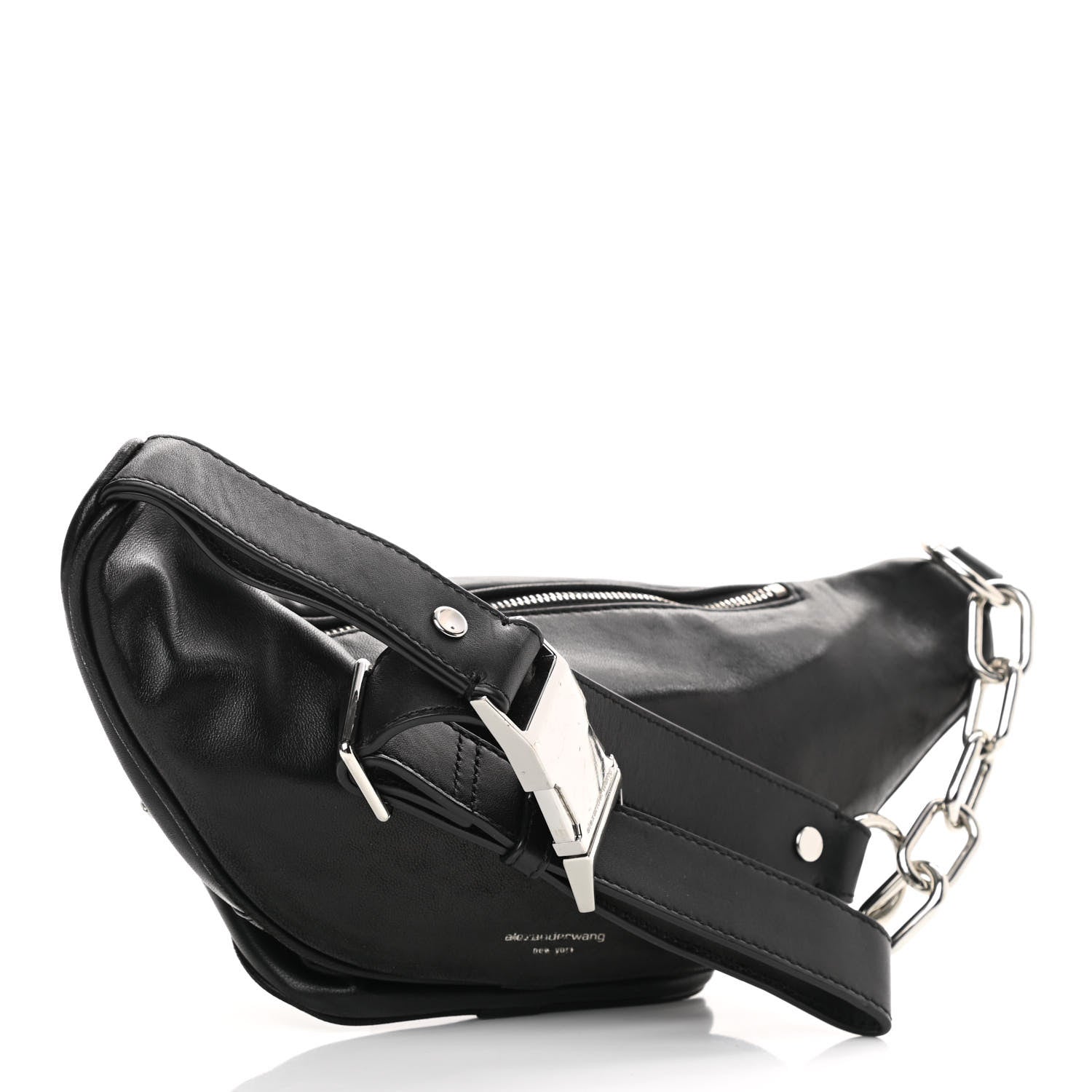 Alexander Wang Lambskin Attica Belt Bag Black 3 of 9