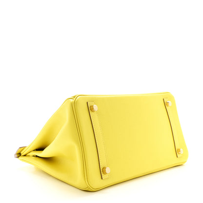 Hermes Epsom Birkin 30 Lime 4 of 10