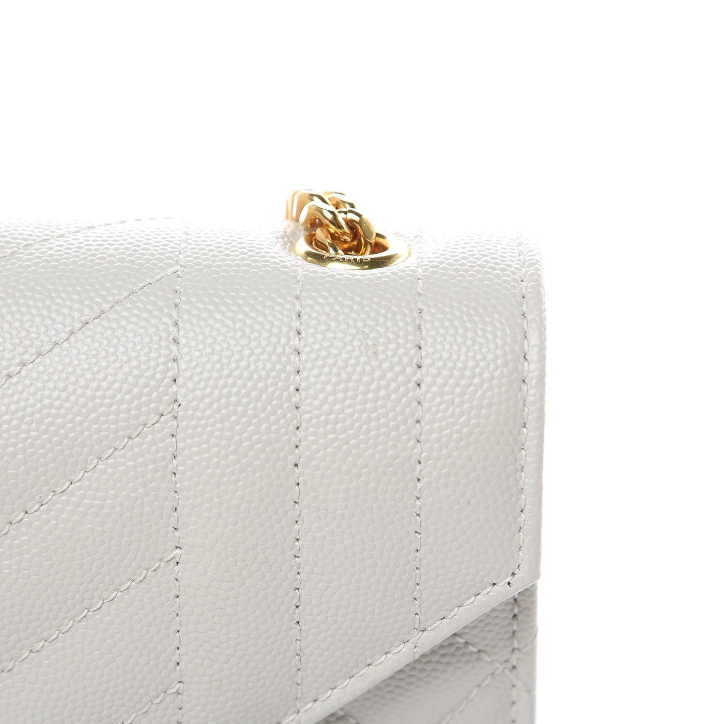 Grain De Poudre Textured Mixed Matelasse Triquilt Small Monogram Satchel Crema Soft