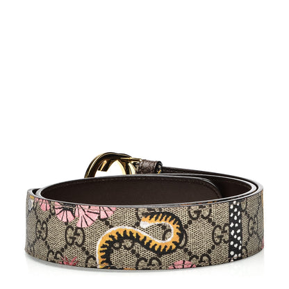 Gucci GG Supreme Monogram Bengal Interlocking G Belt 80 32 Beige Pink 3 of 8