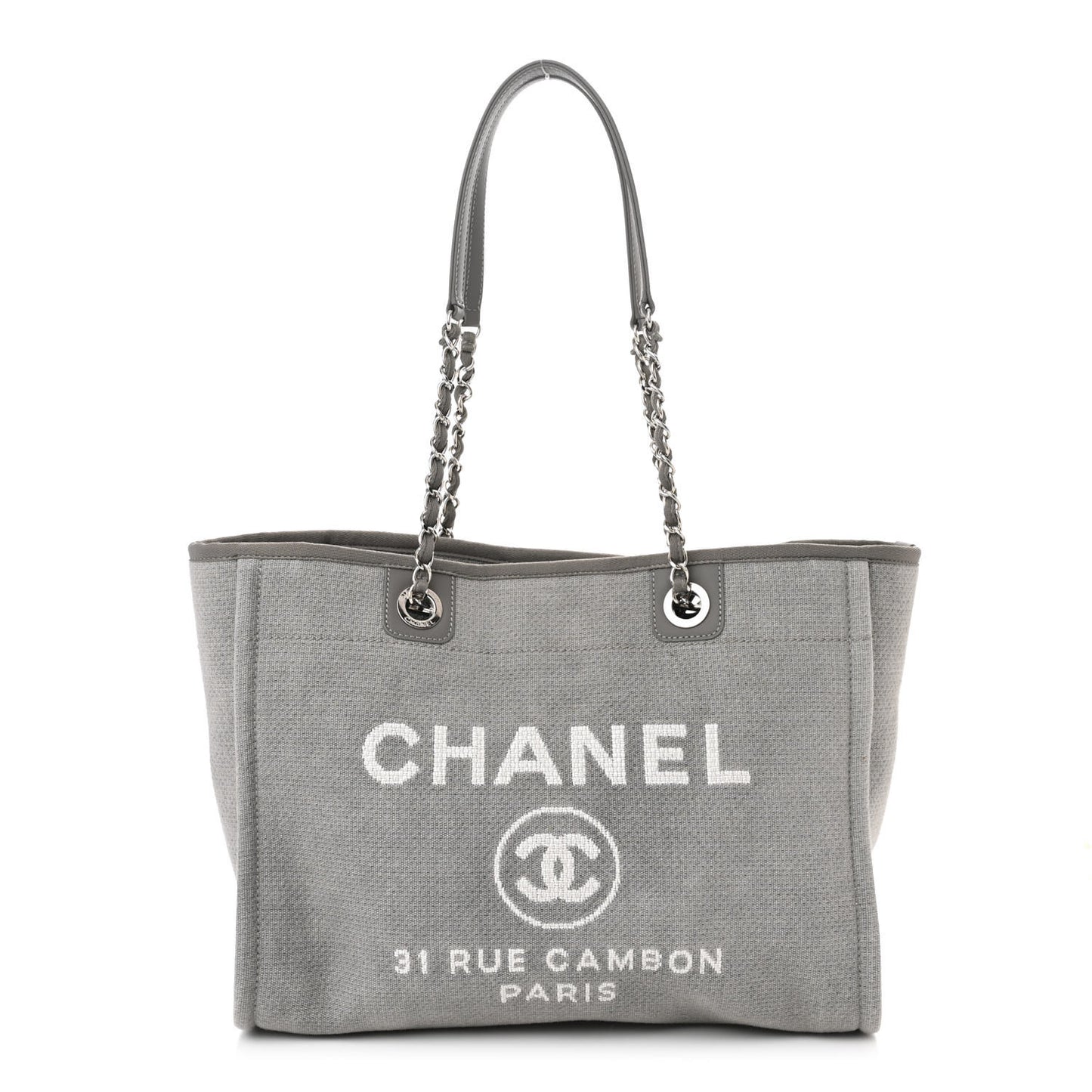 Canvas Small Deauville Tote Grey