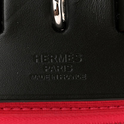 Hermes Vache Hunter Toile Herbag Zip 39 MM Rose Extreme Kaki 6 of 11