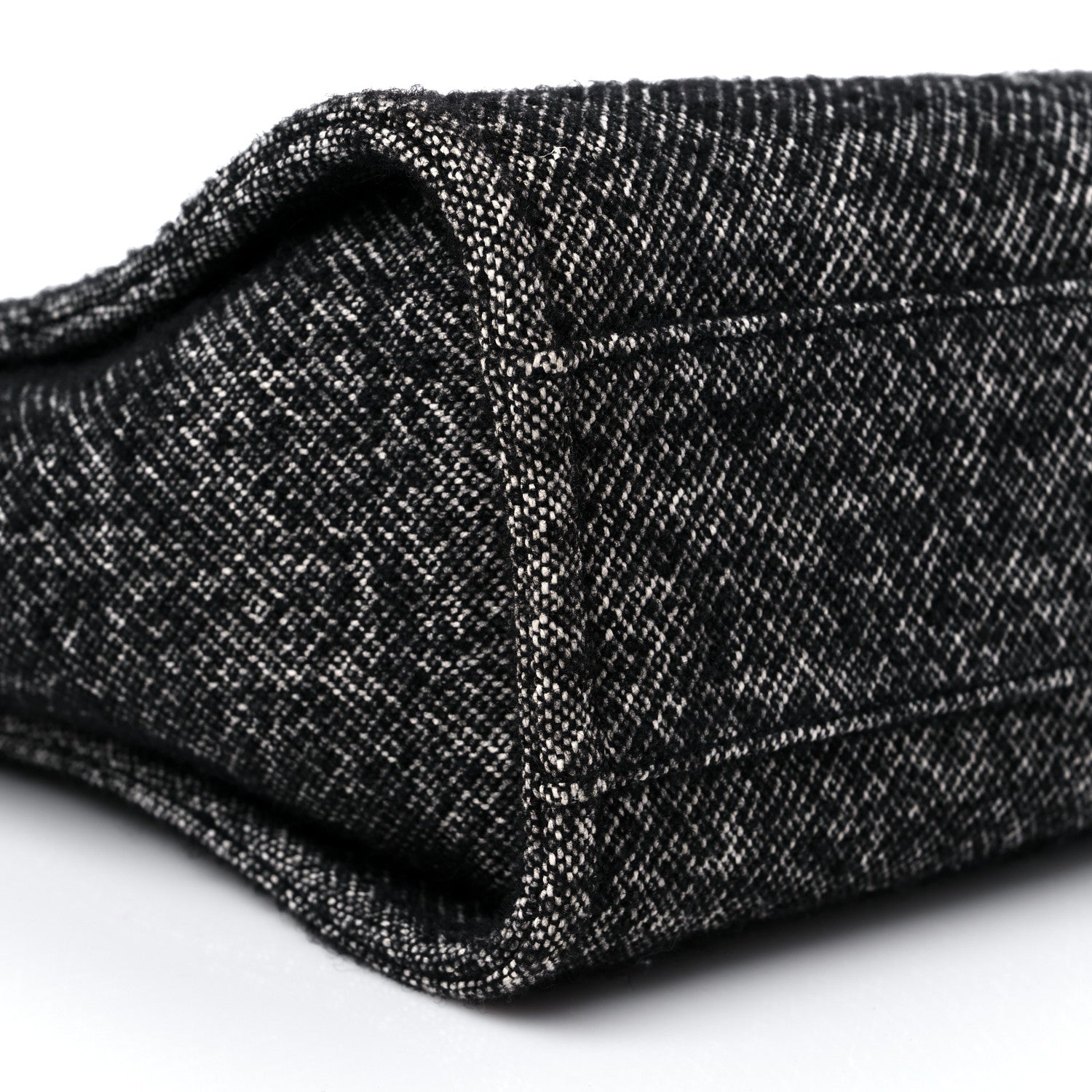 Chanel Mixed Fibers Calfskin Small Deauville Tote Black 7 of 8