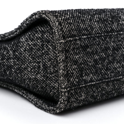 Chanel Mixed Fibers Calfskin Small Deauville Tote Black 7 of 8