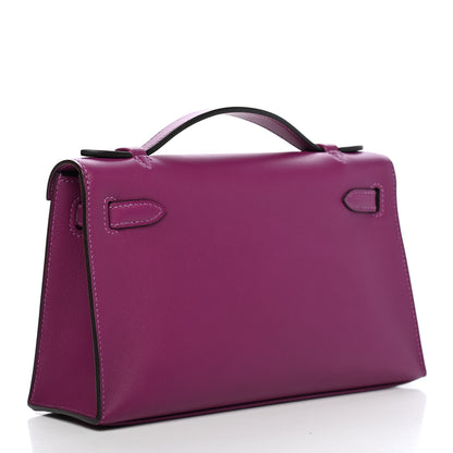 Hermes Swift Kelly Pochette Clutch Anemone 3 of 9