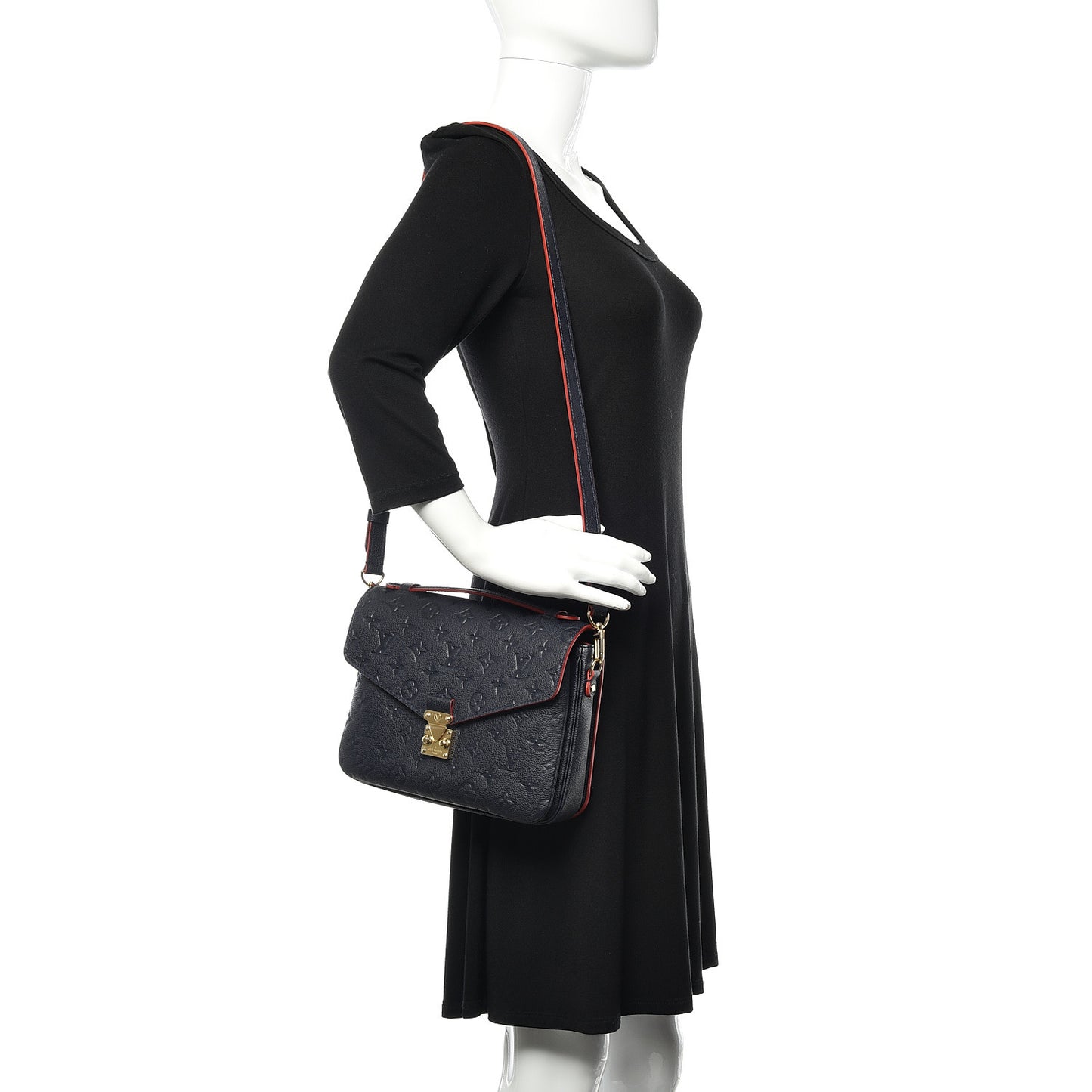 Empreinte Pochette Metis Marine Rouge