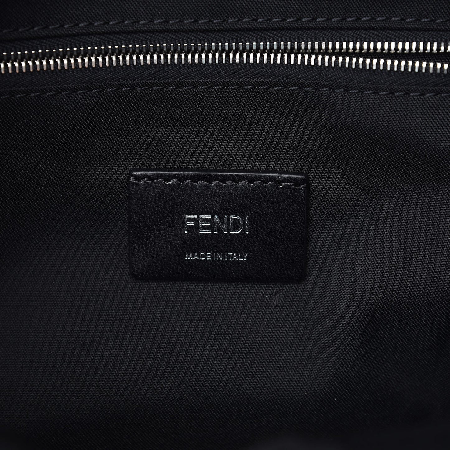 Nylon Contrast Buckle Backpack Black Copper