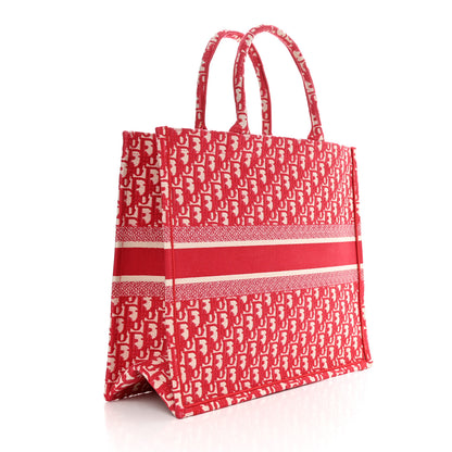 Christian Dior Oblique Book Tote Raspberry 2 of 11