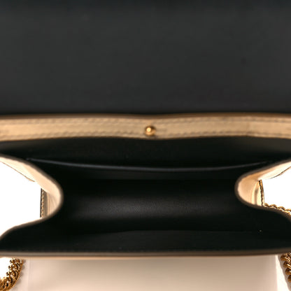 Dolce & Gabbana Smooth Calfskin Devotion Envelope Top Handle Bag Gold 5 of 9