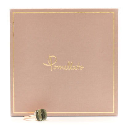 Pomellato 18K Rose Gold Prasiolite Classic Nudo Ring 54 6.75 5 of 7
