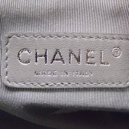 Chanel Nylon Quilted Tweed on Stitch Flap Gray 9 of 11