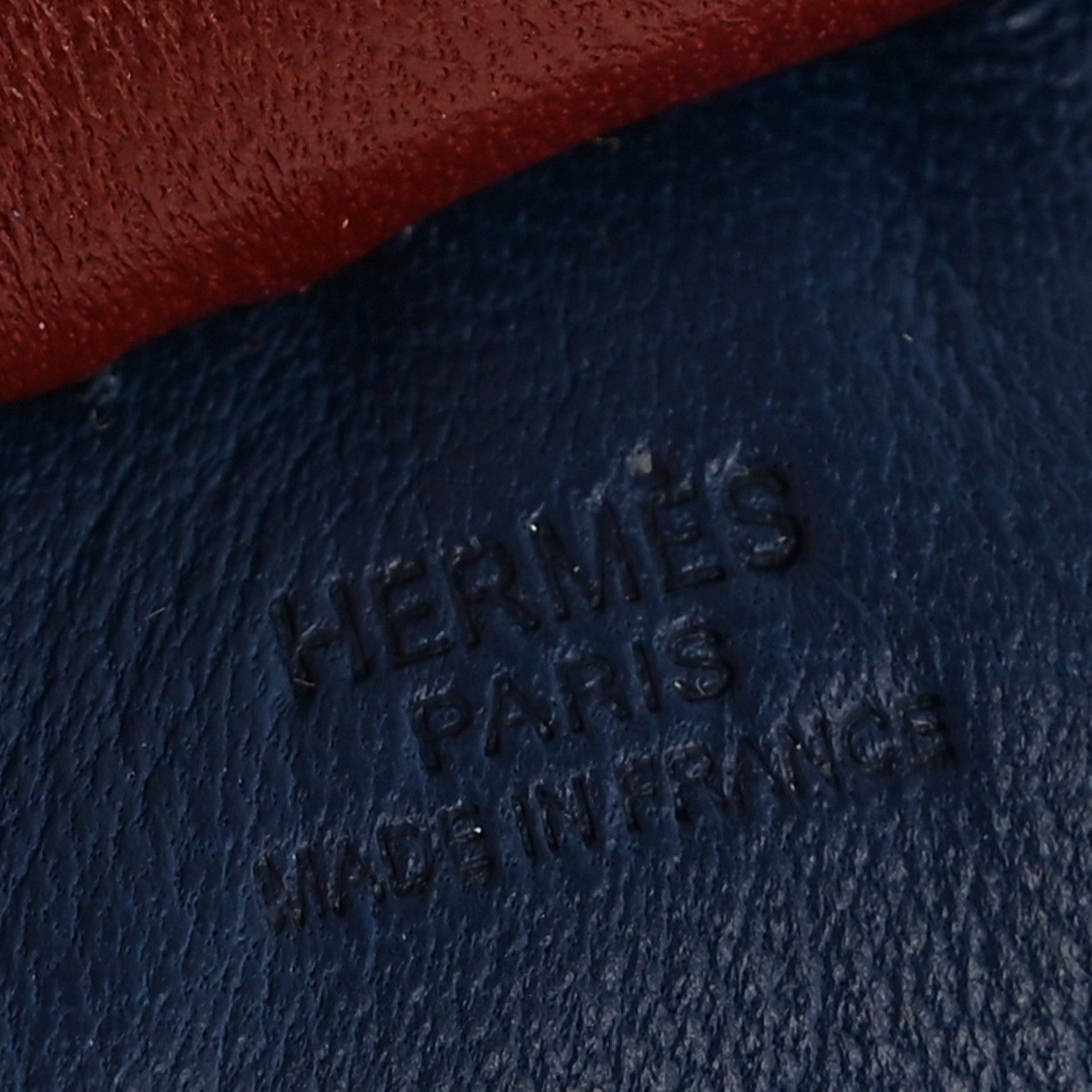 Hermes Milo Lambskin Grigri Rodeo Horse Bag Charm MM Bleu De Malte Rouge H Orange Poppy 3 of 5