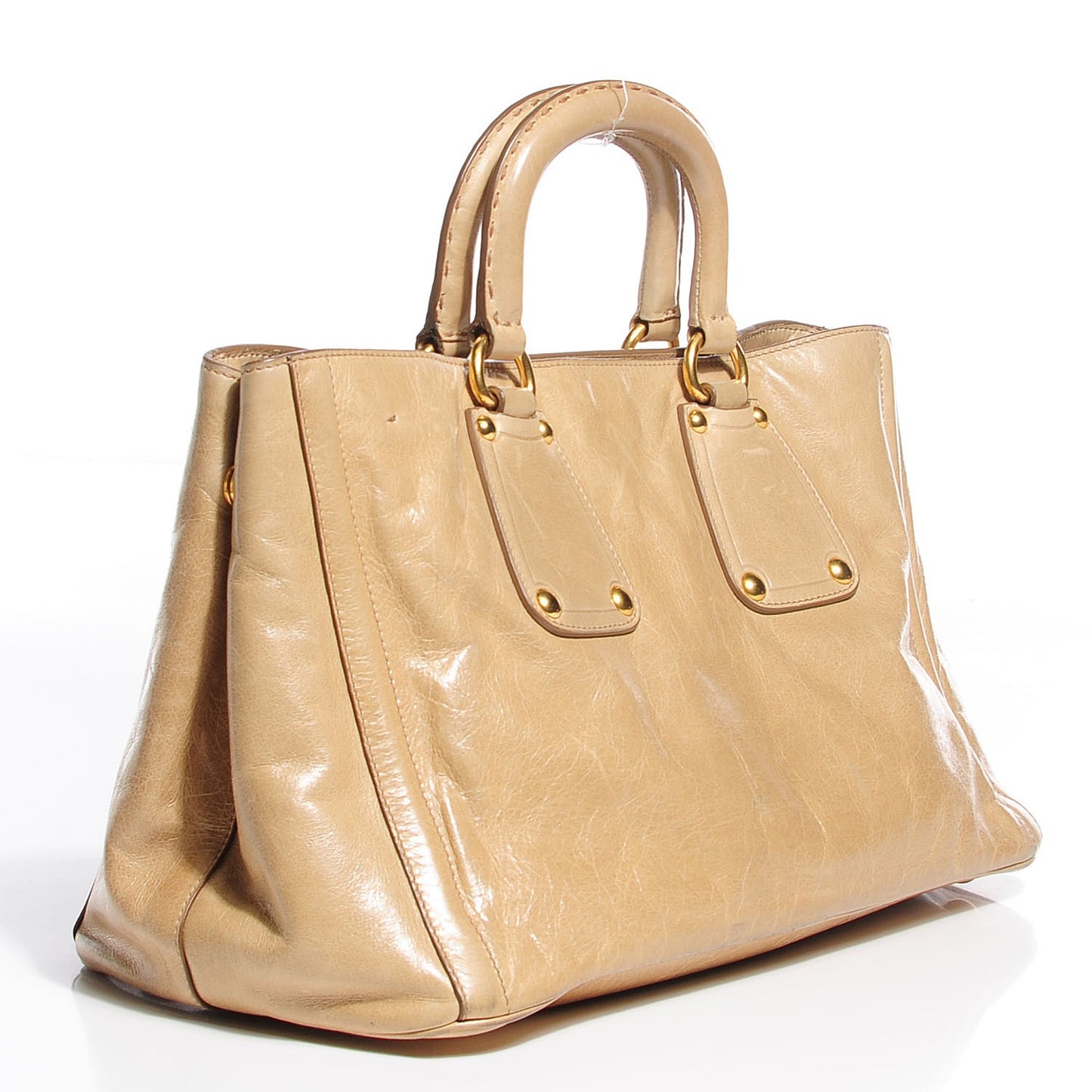 Glace Calf Tote Quarzo