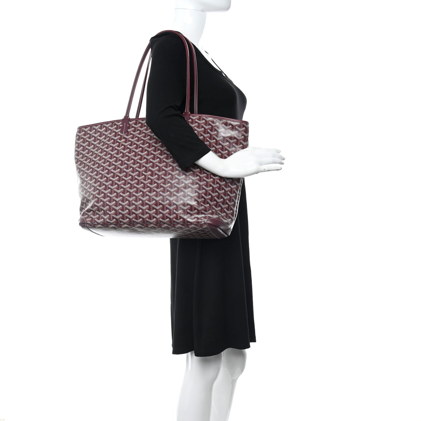 Goyardine Artois MM Burgundy