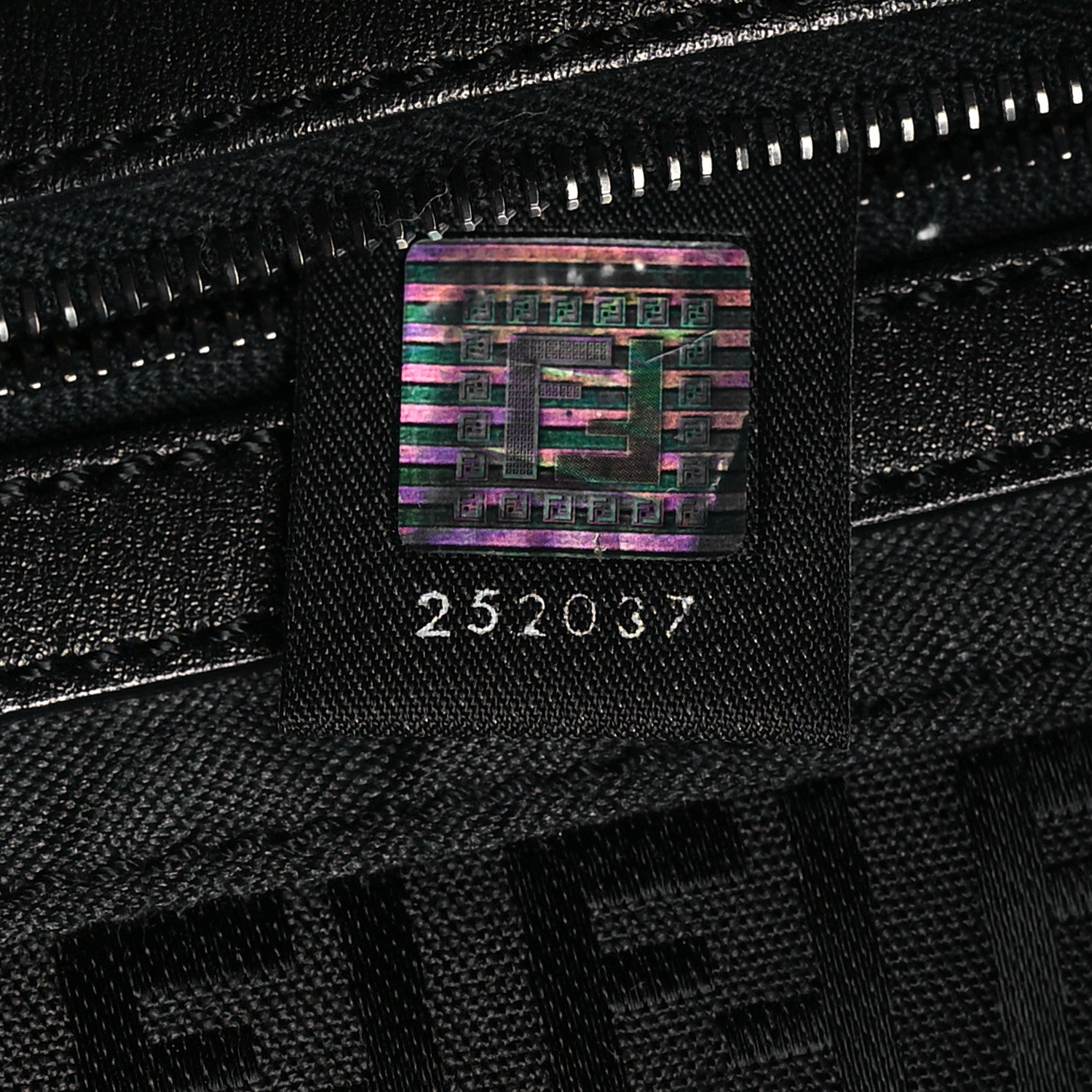 Fendi Zucchino Baguette Black 7 of 11