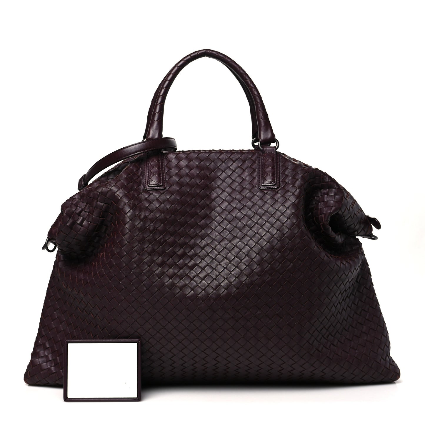 Nappa Intrecciato Maxi Convertible Tote Barolo