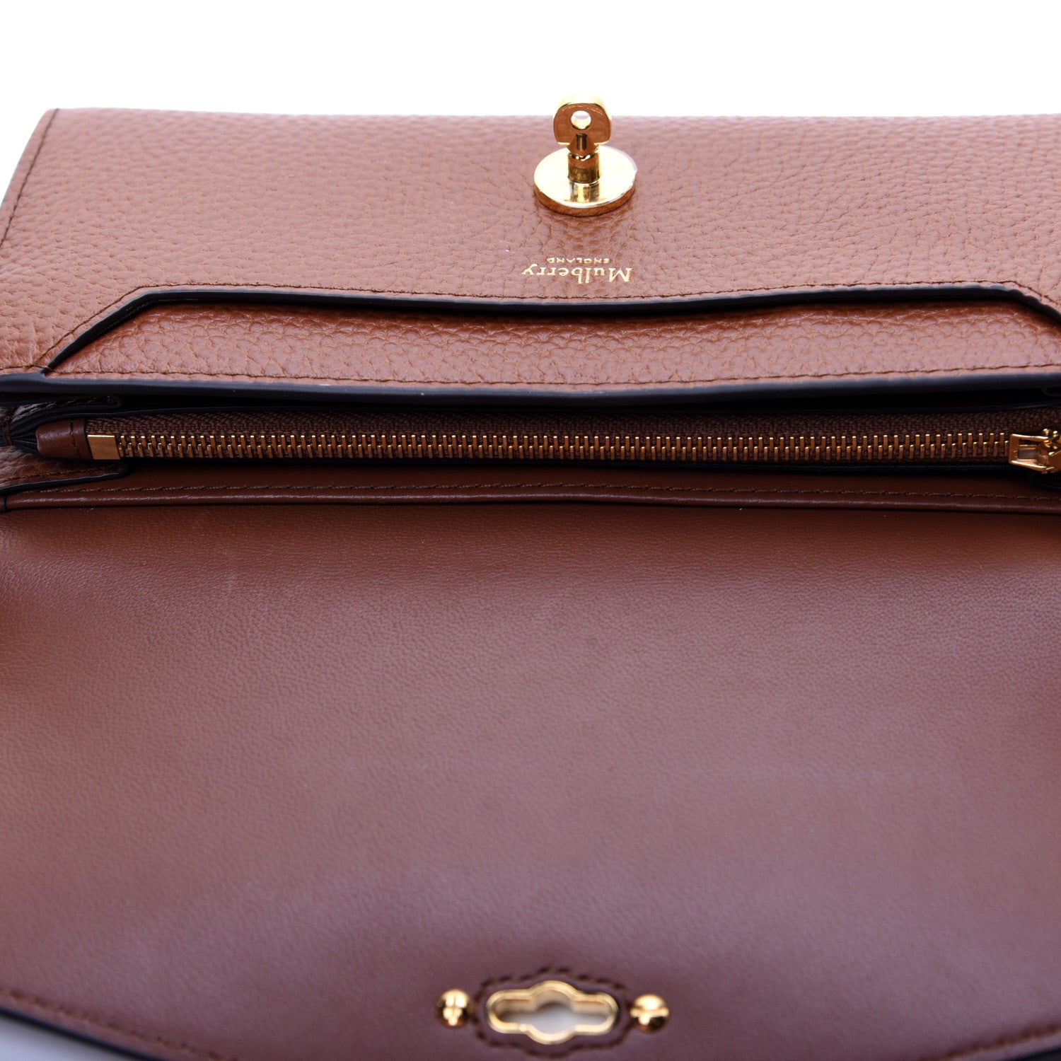 Mulberry Small Classic Grain Darley Wallet Oak 9 of 11