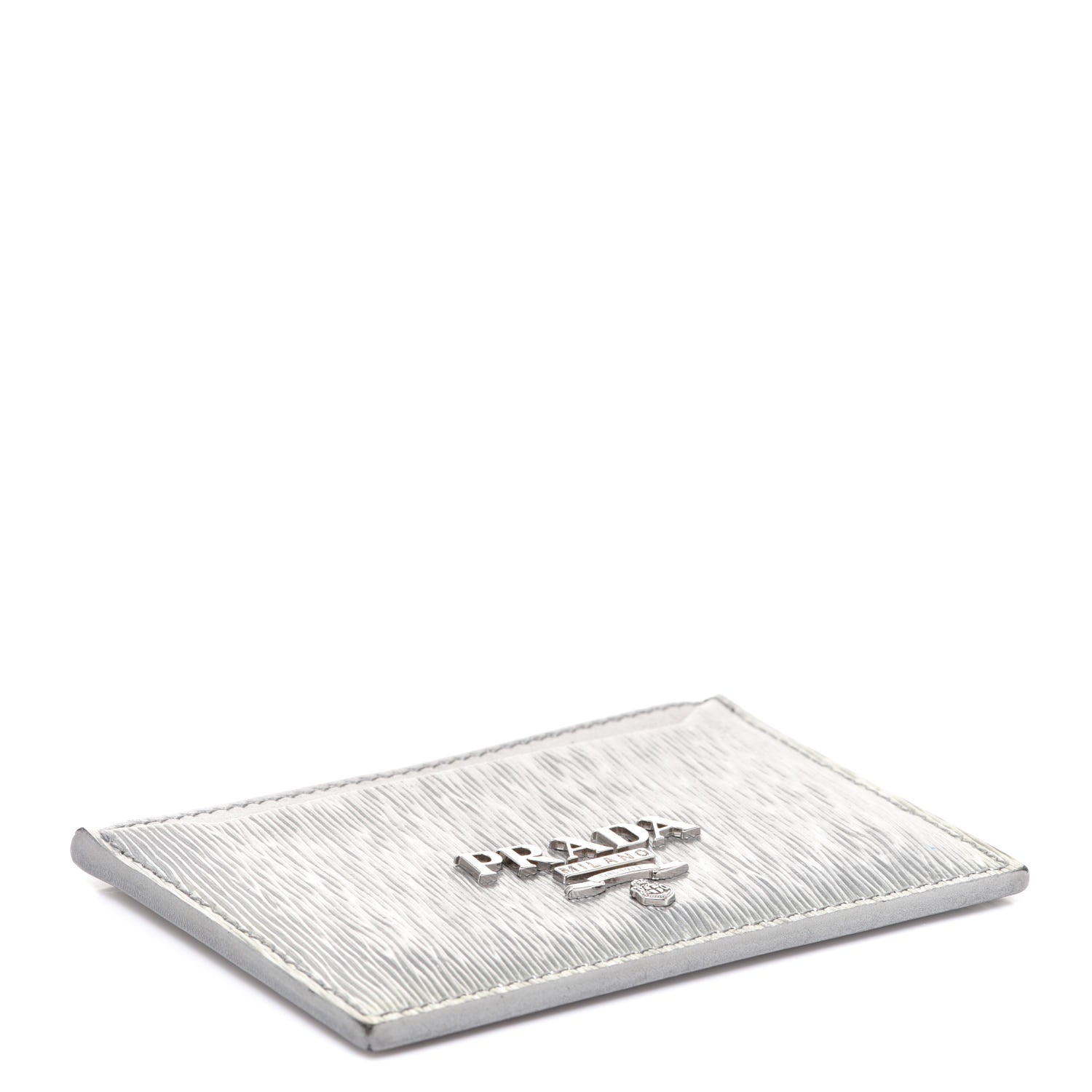 Prada Vitello Move Card Holder Cromo 4 of 7