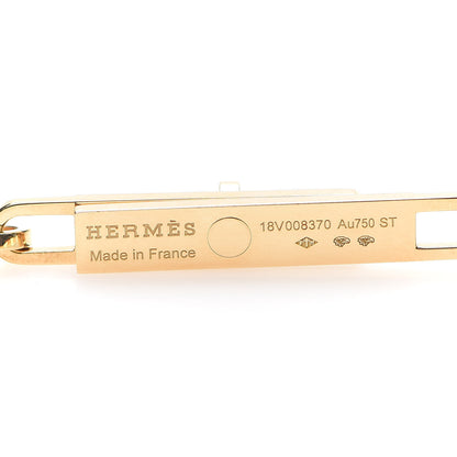 Hermes 18K Yellow Gold Diamond PM Kelly Chaine Lariat Necklace ST 4 of 5
