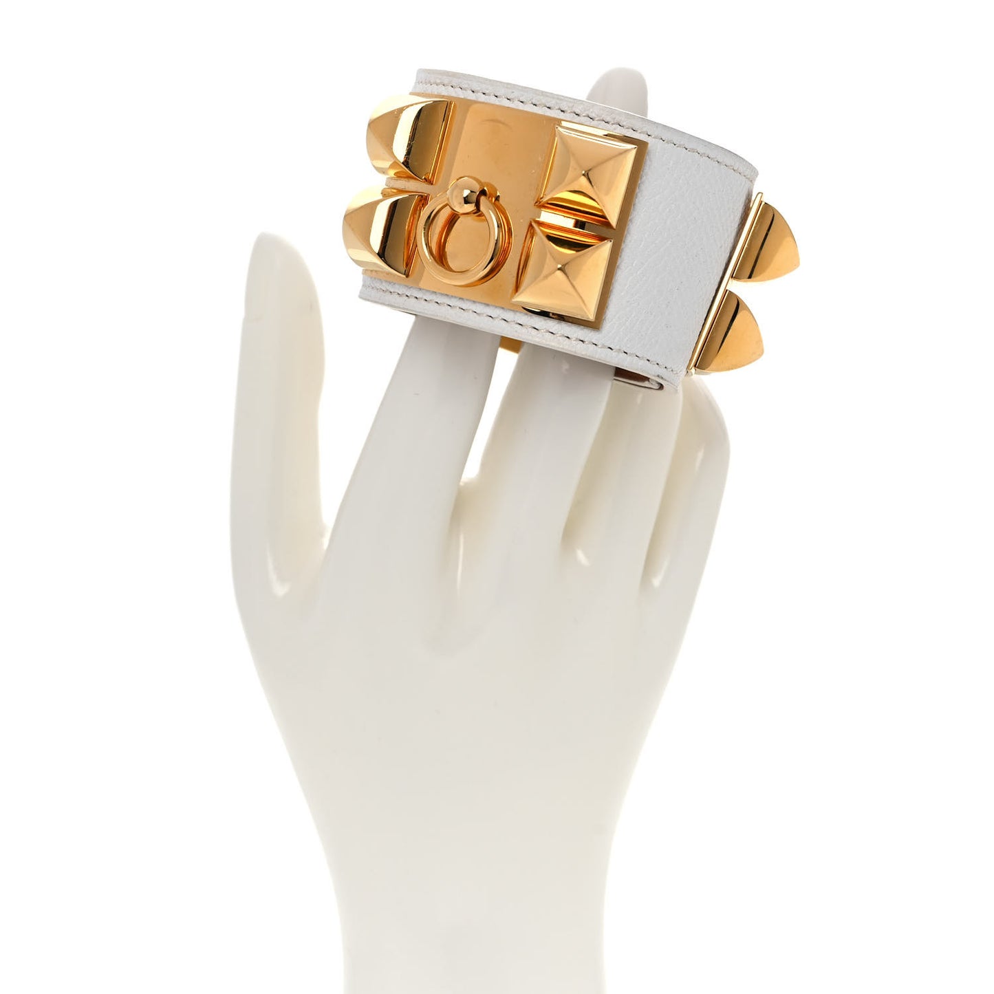 Epsom Collier de Chien CDC Bracelet S White
