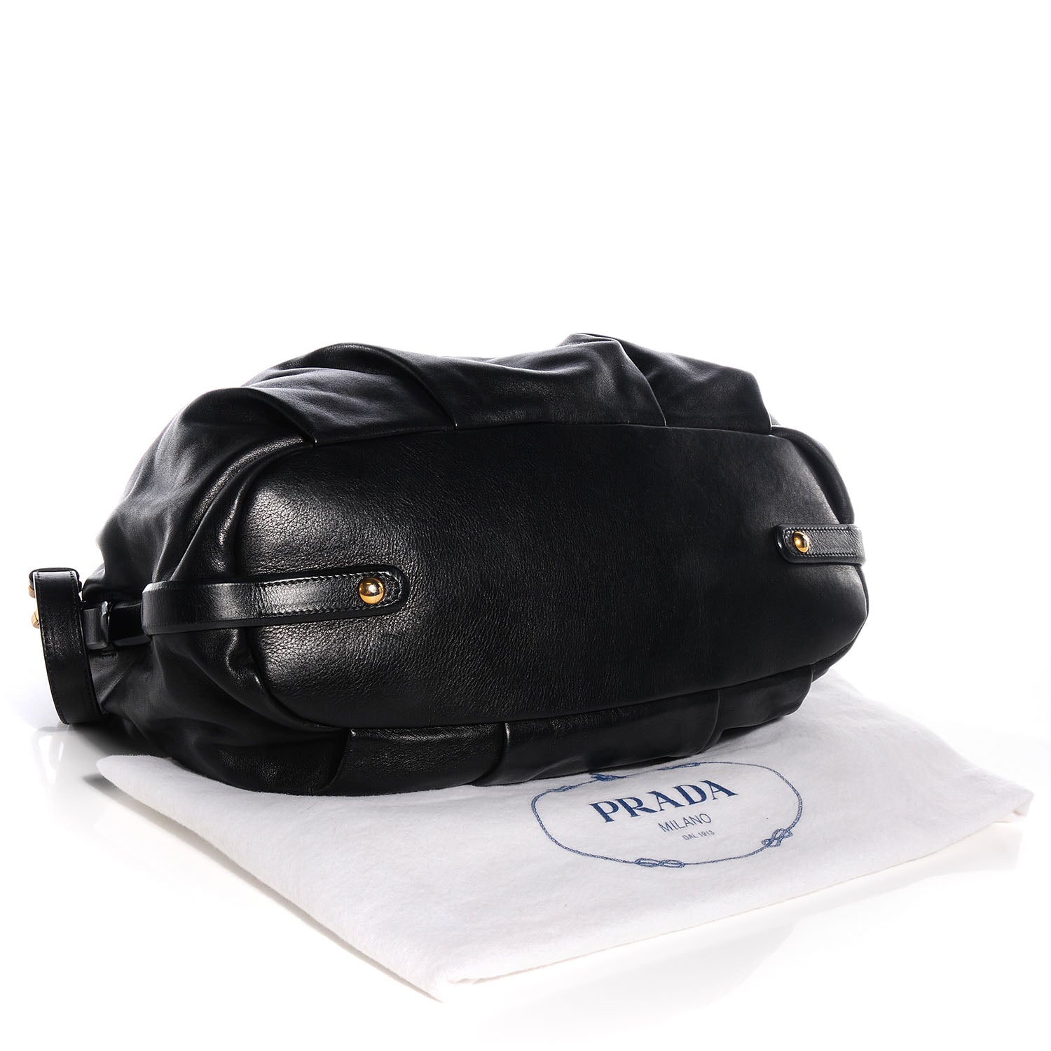 Prada Soft Calf Shopping Bag Nero Black 4 of 9