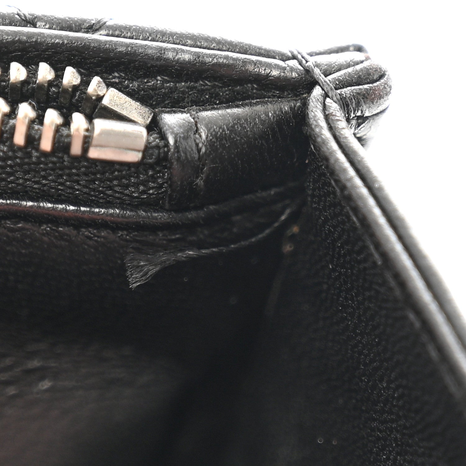 Christian Dior Lambskin Cannage Miss Dior Promenade Pouch Black