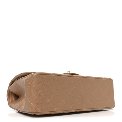 Chanel Caviar Quilted Jumbo Double Flap Beige 4 of 14