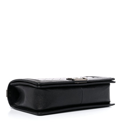 Chanel Caviar Quilted New Medium Boy Flap Black 3 of 12
