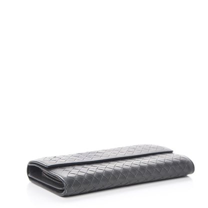 Bottega Veneta Nappa Intrecciato Continental Wallet Light Grey 4 of 13