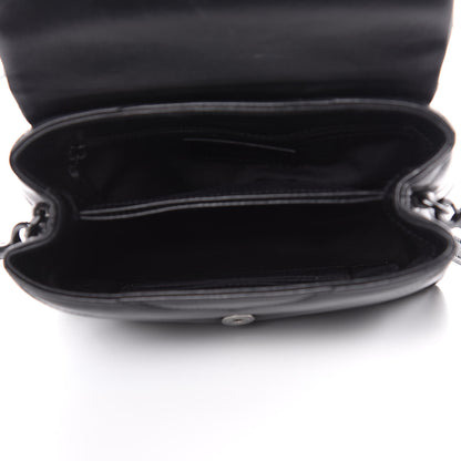Saint Laurent Calfskin Y Quilted Monogram Toy Loulou Crossbody Bag Black 5 of 10