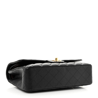 Chanel Caviar Quilted Medium Double Flap Black 3 of 9