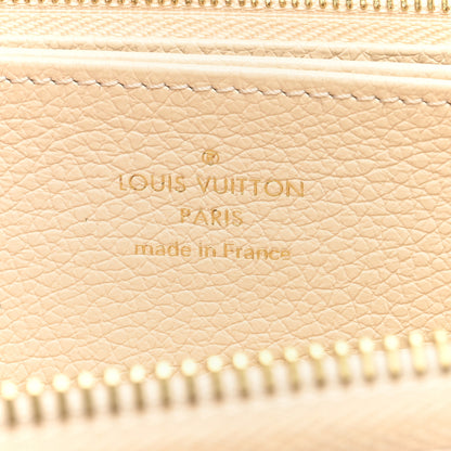 Louis Vuitton Empreinte Monogram Giant Zippy Wallet Creme Bois De Rose 6 of 6