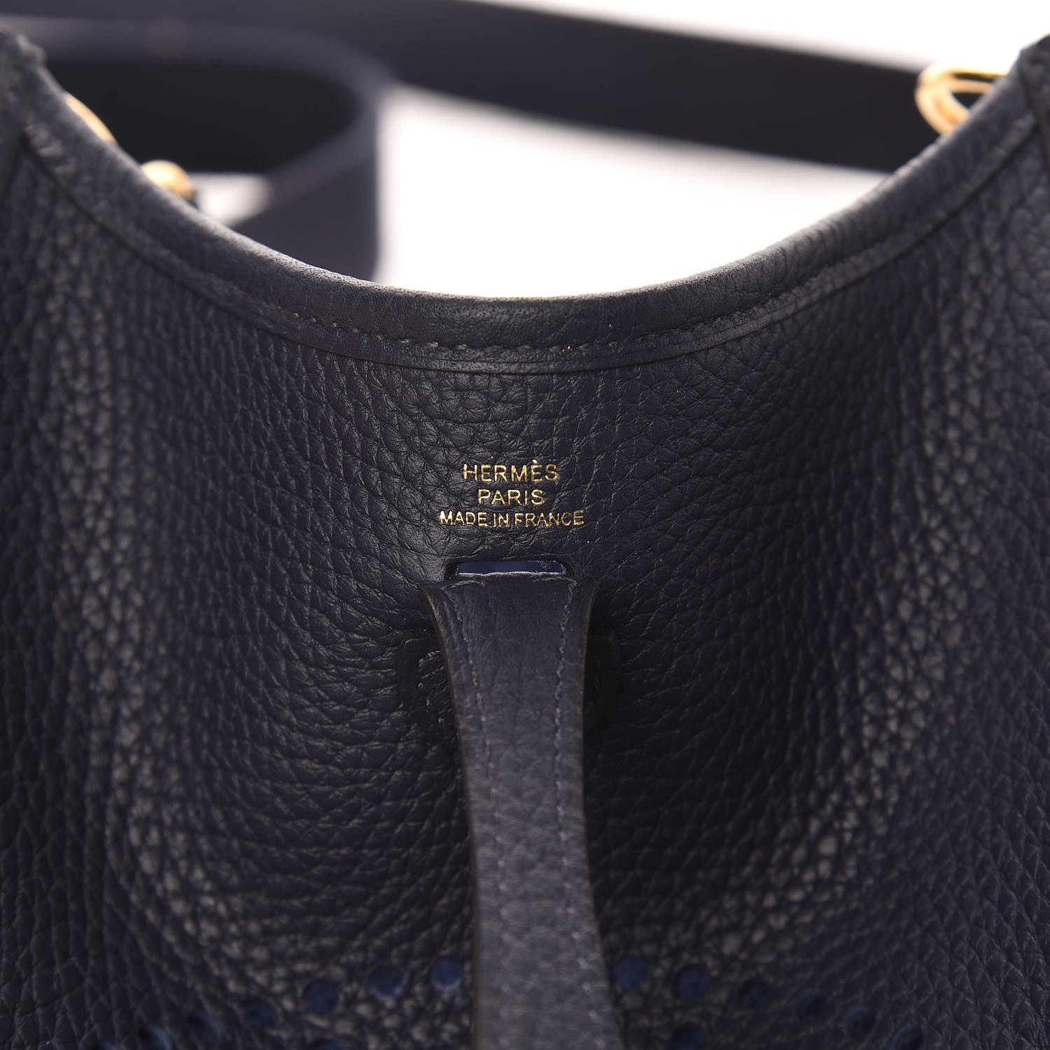 Hermes Taurillon Clemence Amazone Evelyne TPM Bleu Nuit Bleu Indigo 6 of 11