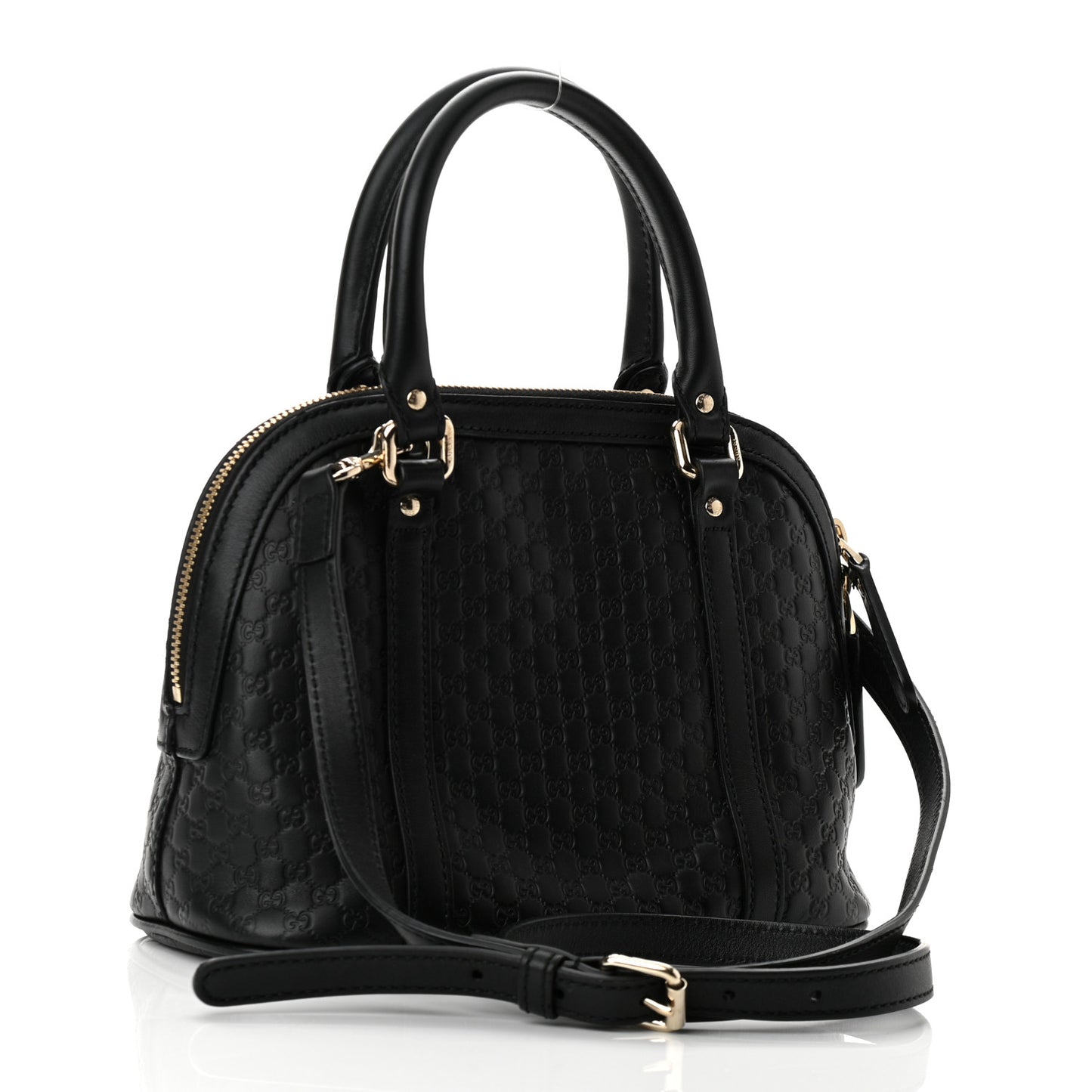 Microguccissima Mini Dome Bag Black