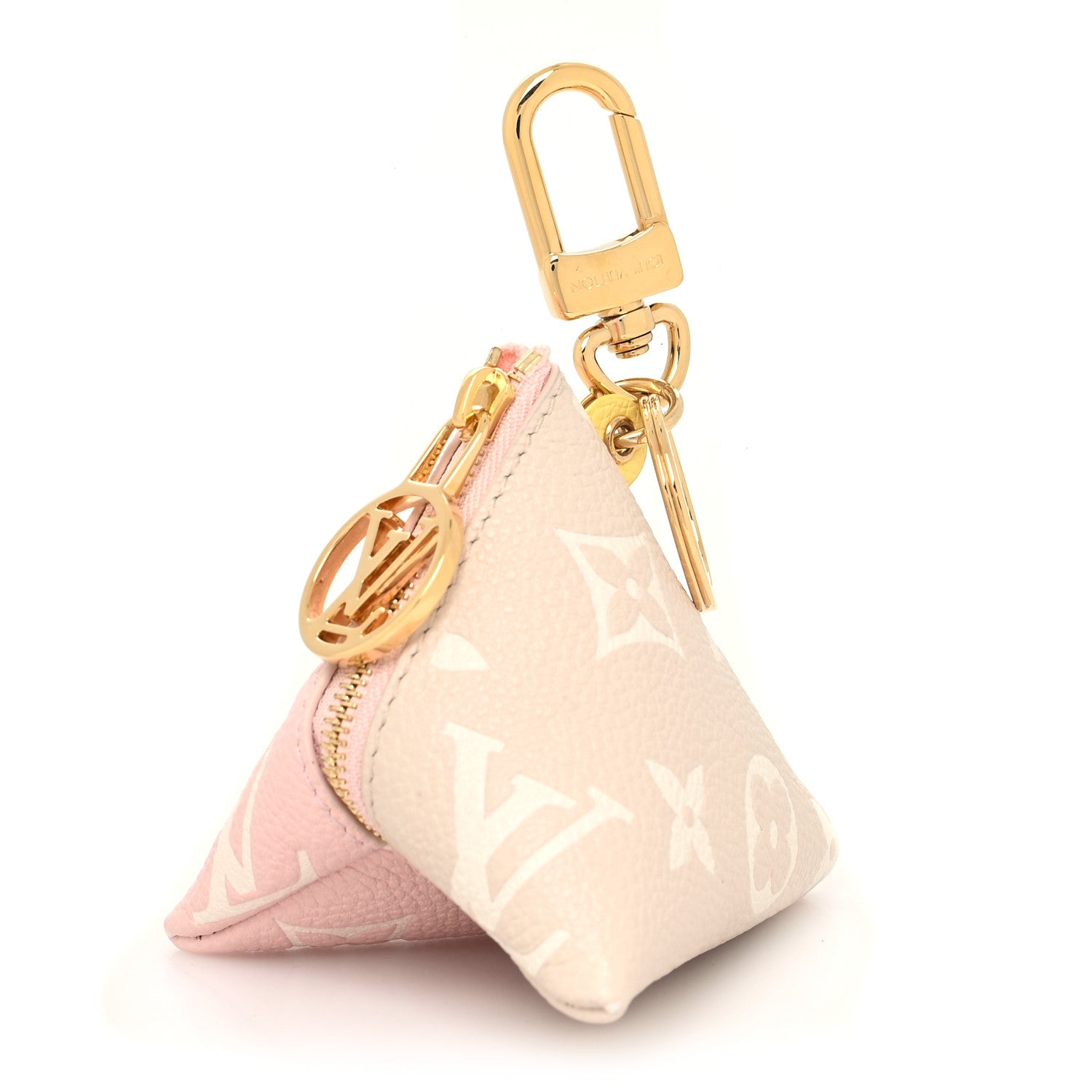 product image of LOUIS VUITTON Monogram Berlingot Key Pouch Rose Beige FASHIONPHILE