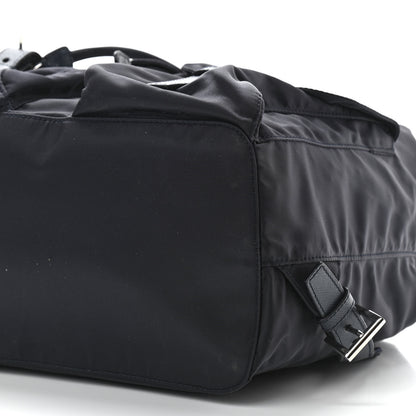 Prada Tessuto Nylon Saffiano Medium Backpack Baltico 9 of 10