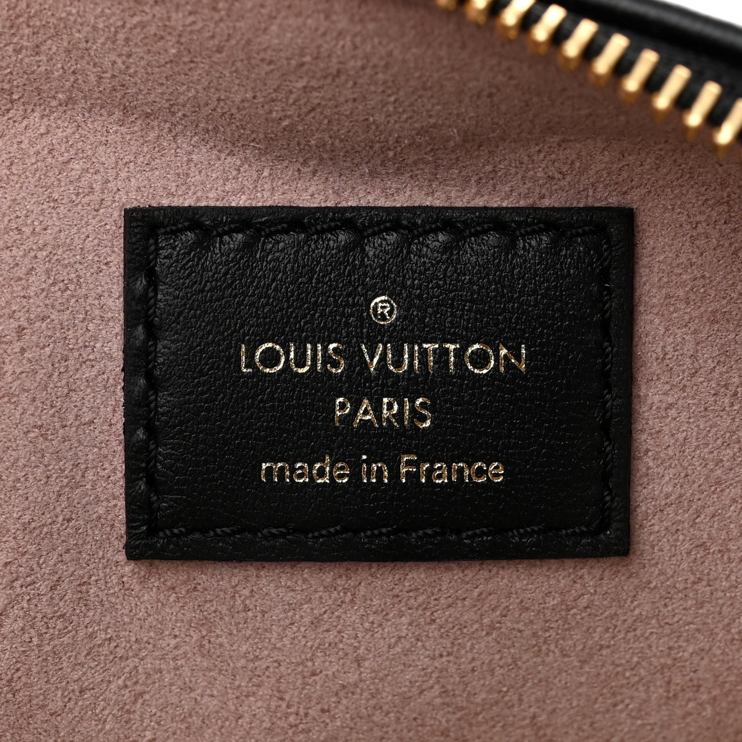 Louis Vuitton Lambskin Embossed Monogram Coussin PM Black 8 of 11