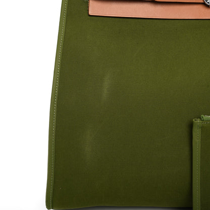 Hermes Toile Herbag Zip 39 MM Pelouse 12 of 16