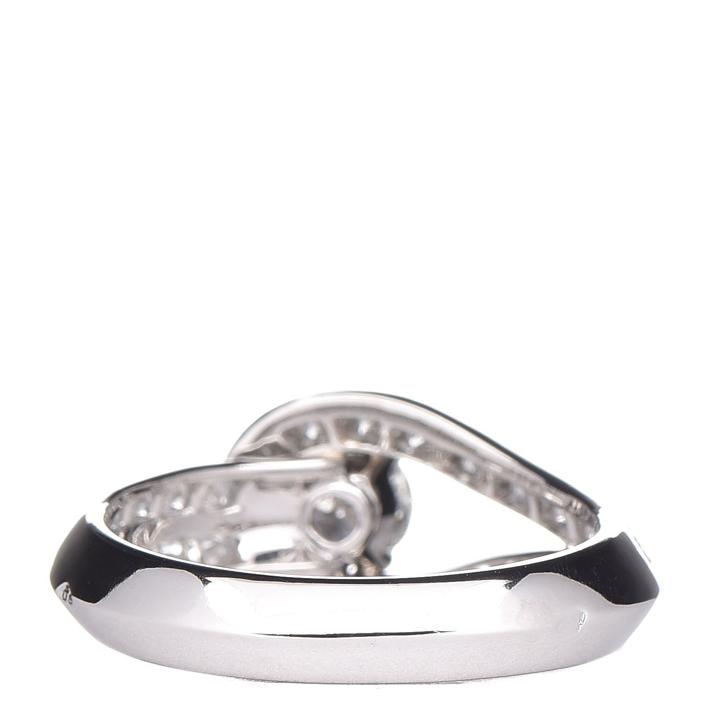 Platinum Diamond .30ct Couture Solitaire Ring 50/5.25